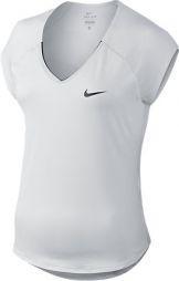 Тенісна футболка жіноча Nike Pure Top white/black