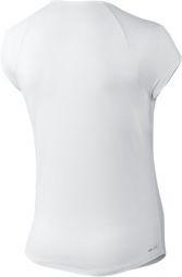 Тенісна футболка жіноча Nike Pure Top white/black