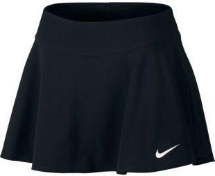 Тенісна спідничка жіноча Nike Court FLX Pure Skirt Flouncy black/white