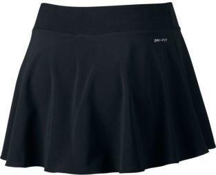 Тенісна спідничка жіноча Nike Court FLX Pure Skirt Flouncy black/white