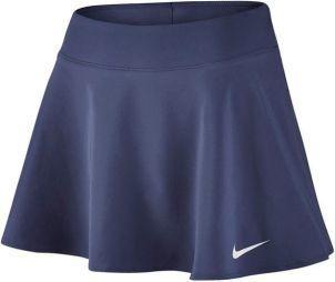 Тенісна спідничка жіноча Nike Court FLX Pure Skirt Flouncy blue recall