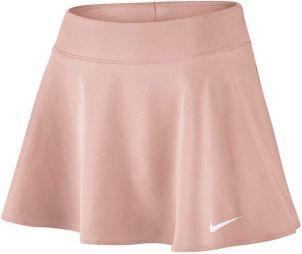 Тенісна спідничка жіноча Nike Court FLX Pure Skirt Flouncy crimson tint/white