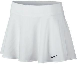 Тенісна спідничка жіноча Nike Court FLX Pure Skirt Flouncy white/black