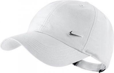 Кепка дитяча Nike Heritage 86 Metal Swoosh YTH white/metallic silver