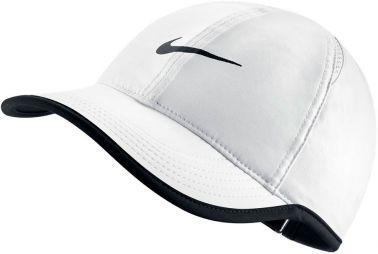Тенісна кепка Nike Featherlight Cap white/black