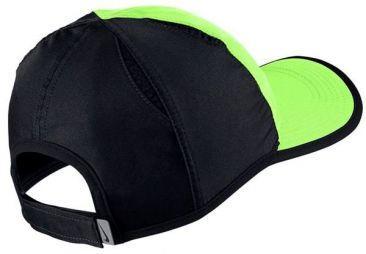 Тенісна кепка Nike U Aerobill Feather Light Cap ghost green/black/black/black