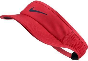 Візор Nike Aerobill Feather Light Visor action red/black/midnight navy