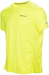 Тенісна футболка чоловіча Babolat Core Flag Club Tee Men aero yellow