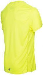 Тенісна футболка чоловіча Babolat Core Flag Club Tee Men aero yellow