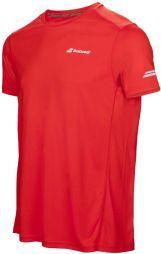 Тенісна футболка чоловіча Babolat Core Flag Club Tee Men strike red