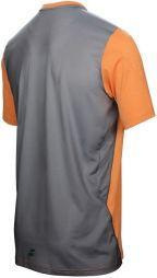 Тенісна футболка чоловіча Babolat Performance V Neck Tee Men celosia orange