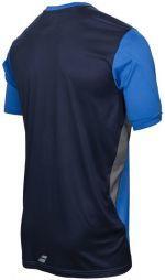 Тенісна футболка чоловіча Babolat Performance V Neck Tee Men nautical blue