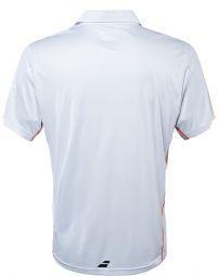 Тенісна футболка чоловіча Babolat Polo Performance Men white/black поло