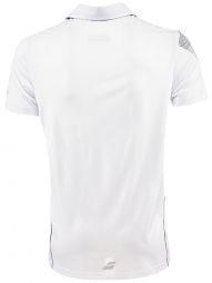 Тенісна футболка чоловіча Babolat Polo Performance Men white/grey/silver поло