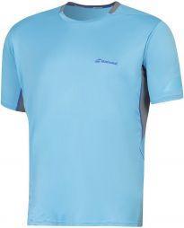 Тенісна футболка чоловіча Babolat T-Shirt Crew Neck Performance Men aquarius