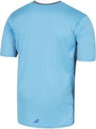 Тенісна футболка чоловіча Babolat T-Shirt Crew Neck Performance Men aquarius