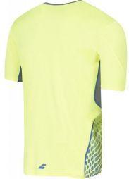 Тенісна футболка чоловіча Babolat T-Shirt Crew Neck Performance Men yellow