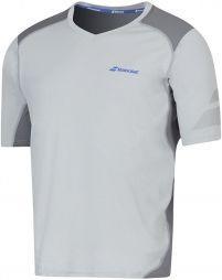 Тенісна футболка чоловіча Babolat T-Shirt V-neck Performance Men grey