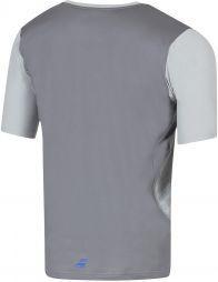 Тенісна футболка чоловіча Babolat T-Shirt V-neck Performance Men grey