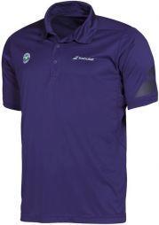 Тенісна футболка чоловіча Babolat Wimbledon Performance Polo purple поло