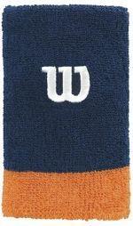 Напульсник Wilson Extra Wide navy/clementine/white