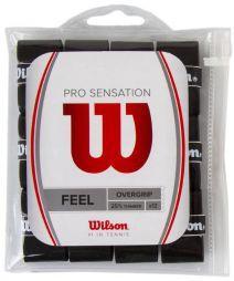 Намотка Wilson Pro Overgrip Sensation (12 шт.) black