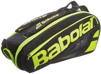 Тенісна сумка Babolat Pure Aero x6 2017 black/fluo yellow