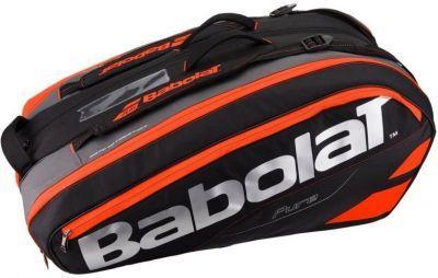 Тенісна сумка Babolat Pure Strike x12 black/fluo red