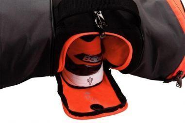 Тенісна сумка Babolat Pure Strike x12 black/fluo red