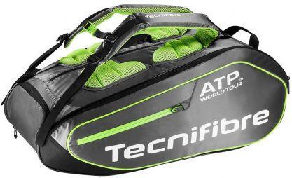 Теннисная сумка Tecnifibre Tour Ergonomy ATP 12R black/grey/lime