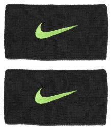 Напульсник Nike Swoosh Double-Wide Wristbands black/volt