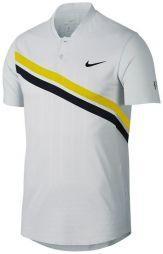 Тенісна футболка чоловіча Nike RF Zonal Advantage Melbourne Polo vast grey/bright citron/black поло Тенісна футболка чоловіча Nike RF Zonal Advantage Melbourne Polo vast grey/bright citron/black поло