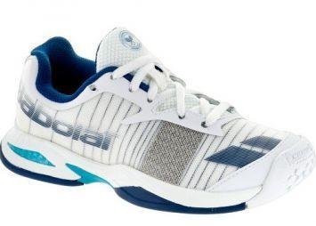 Детские теннисные кроссовки Babolat Jet All Court Wimbledon Junior white Детские теннисные кроссовки Babolat Jet All Court Wimbledon Junior white