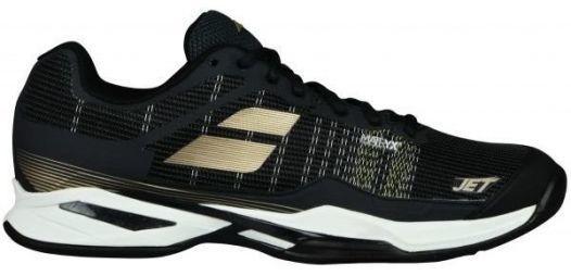 Теннисные кроссовки мужские Babolat Jet Mach I ГРУНТ black/champain Теннисные кроссовки мужские Babolat Jet Mach I ГРУНТ black/champain