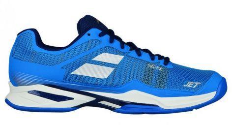 Теннисные кроссовки мужские Babolat Jet Mach I ГРУНТ diva blue/white/estate blue Теннисные кроссовки мужские Babolat Jet Mach I ГРУНТ diva blue/white/estate blue