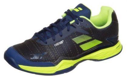 Теннисные кроссовки мужские Babolat Jet Mach II ГРУНТ estate blue/fluo yellow Теннисные кроссовки мужские Babolat Jet Mach II ГРУНТ estate blue/fluo yellow