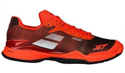 Теннисные кроссовки мужские Babolat Jet Mach II ГРУНТ orange/black Теннисные кроссовки мужские Babolat Jet Mach II ГРУНТ orange/black