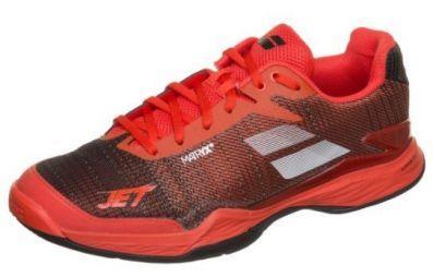 Теннисные кроссовки мужские Babolat Jet Mach II all court orange/black Теннисные кроссовки мужские Babolat Jet Mach II all court orange/black