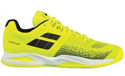Теннисные кроссовки мужские Babolat Propulse Blast ГРУНТ yellow ball/black Теннисные кроссовки мужские Babolat Propulse Blast ГРУНТ yellow ball/black
