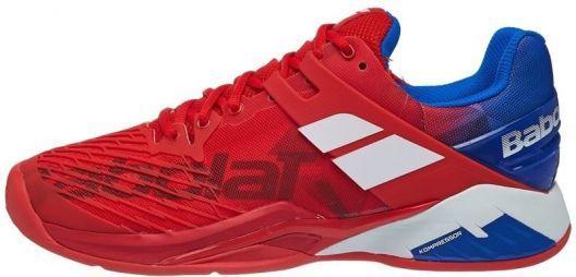 Теннисные кроссовки мужские Babolat Propulse Fury ГРУНТ bright red/electric blue Теннисные кроссовки мужские Babolat Propulse Fury ГРУНТ bright red/electric blue