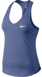Тенісна майка жіноча Nike Pure Tank purple slate/white