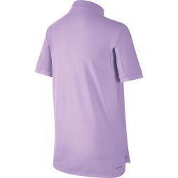 Тенісна футболка дитяча Nike Adv Polo SS YTH violet mist/black поло Тенісна футболка дитяча Nike Adv Polo SS YTH violet mist/black поло
