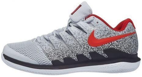 Дитячі тенісні кросівки Nike Zoom Vapor 10 HC Jr pure platinum/habanero red/black Дитячі тенісні кросівки Nike Zoom Vapor 10 HC Jr pure platinum/habanero red/black