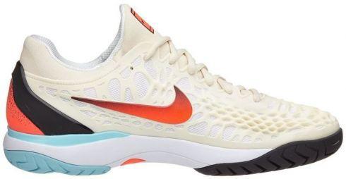 Тенісні кросівки чоловічі Nike Air Zoom Cage 3 HC light cream/hyper crimson/black Тенісні кросівки чоловічі Nike Air Zoom Cage 3 HC light cream/hyper crimson/black