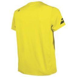 Теннисная футболка мужская Babolat Core Flag Club Tee Men blazing yellow Теннисная футболка мужская Babolat Core Flag Club Tee Men blazing yellow