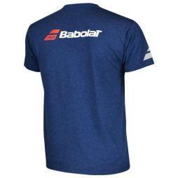 Теннисная футболка мужская Babolat Core Tee Men estate blue/heather