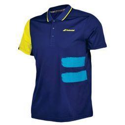 Теннисная футболка мужская Babolat Polo Performance Men estate blue поло