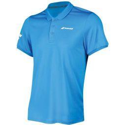 Теннисная футболка мужская Babolat Core Club Polo Men diva blue поло