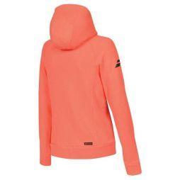 Кофта женская Babolat Core Hood Sweat Women fluo strike heather