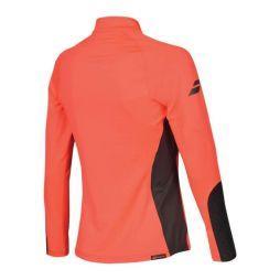 Кофта женская Babolat Core 1/2 Zip Women fluo strike/rabbit